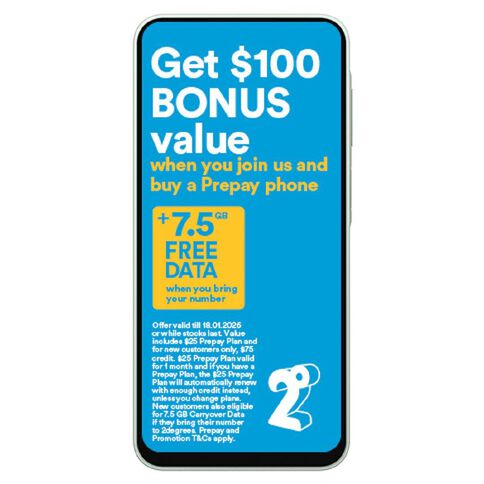 Samsung Galaxy 2degrees A16 5G 128GB Bundle Green Light