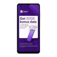 Samsung Galaxy A06 5G with Spark and Skinny Sim Light Green