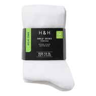 H&H Girls' School Knee High Socks 5 Pack