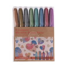 Metallic Brush Pens