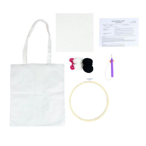 Punch Needle Tote 30 x 35cm Mickey