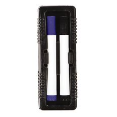 Whiteboard Duster with 2 Markers Assorted 1 Pack