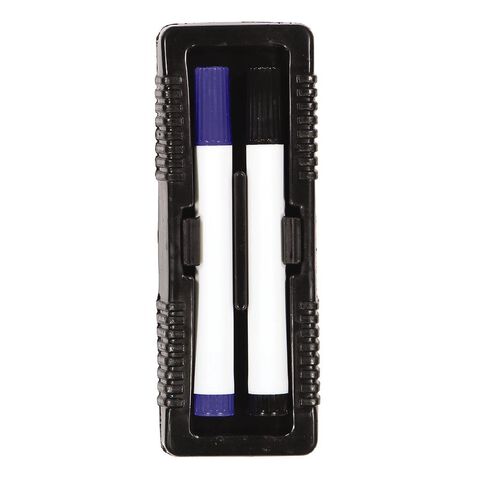 WS Whiteboard Duster with 2 Markers Assorted 1 Pack