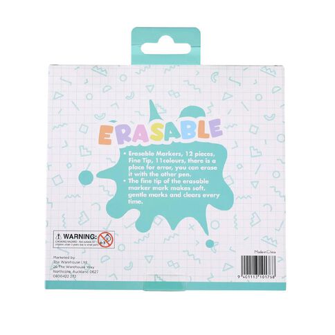 Erasable Markers 12 Pack