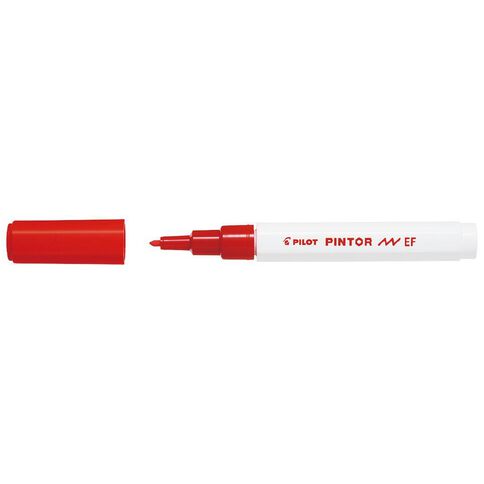 Pilot Pintor Marker Bullet Extra Fine 2.3mm Tip Red