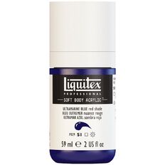 Liquitex Soft Body S1 Acrylic Paint Ultra Blue Red Shade