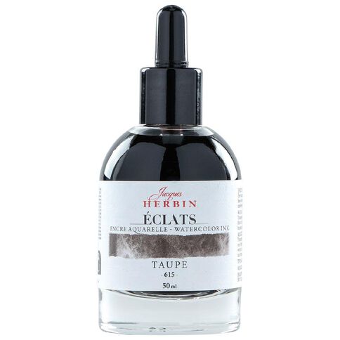 Jacques Herbin Eclats Watercolour Ink 615 Taupe 50ml