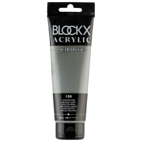 BLOCKX Acrylic Tube Neutral Grey 120ml
