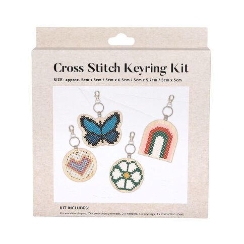 Cross Stitch Keyring Kit