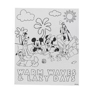 Mickey Mouse and Friends Art Canvas Paint Set