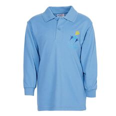 Schooltex Ascot Long Sleeve Polo with Screenprint
