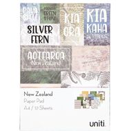 Uniti New Zealand Paper A4 12 Sheets