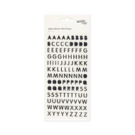 Uniti Mini Foam Alpha Stickers Black