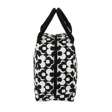 Living & Co Lunch Bag with Lunch Box 3 Piece Set Floral Black