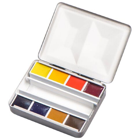 BLOCKX Watercolour Half Pan Bijou Box 8 Set