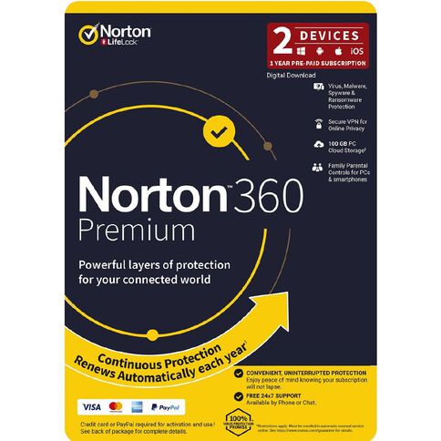 Norton 360 Premium 2 Device 12 Months