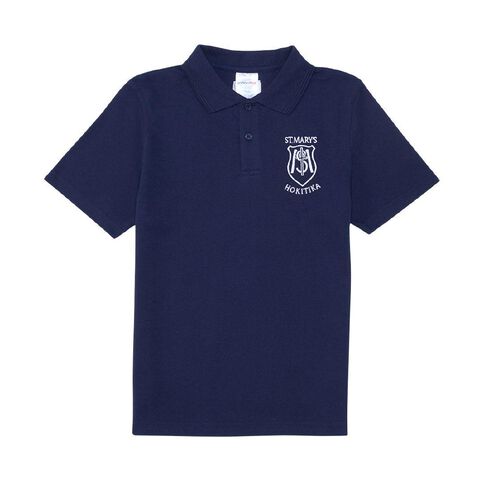 Schooltex St Mary's Hokitika Short Sleeve Polo with Embroidery