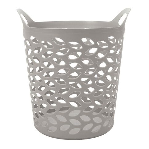 Living & Co Flexi Laundry Basket White