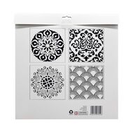 Uniti Stencils Mandela 4 Set 12 inch