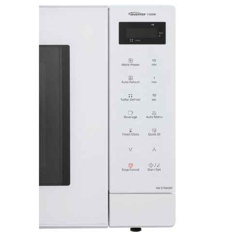 Panasonic 32L Inverter Microwave NN-ST64QWQPQ White