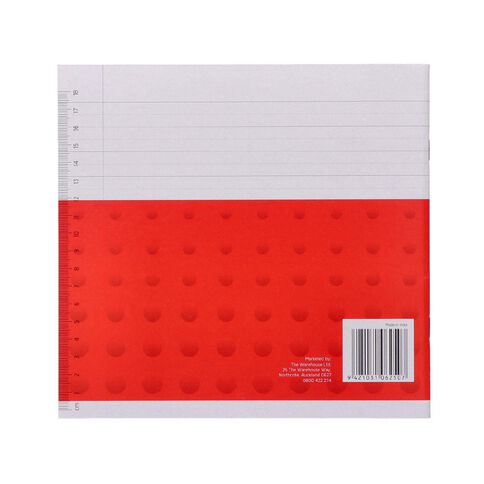 WS Exercise Book Learn to Write 7mm Ruled 32 Leaf Red Mid