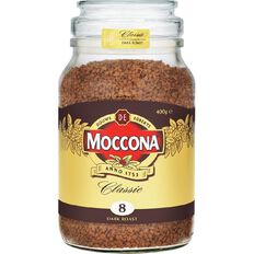Moccona Classic Instant Freeze Dried Coffee Dark Roast 400g