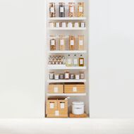 Living & Co Glass Canister with Bamboo Lid 500ml