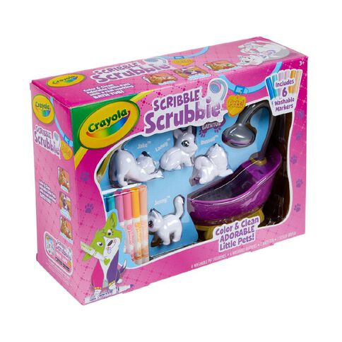 Crayola Scribble Scrubbies Pets Bath Tub Playset
