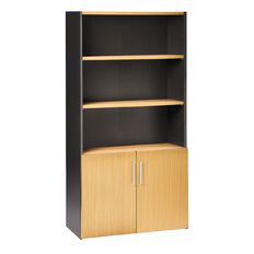 Jasper J Emerge 700 Wood Doors Storage Cupboard Beech/Ironstone