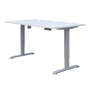 Accent Quick Ship Electric Desk Silver/Snow 1800 x 800