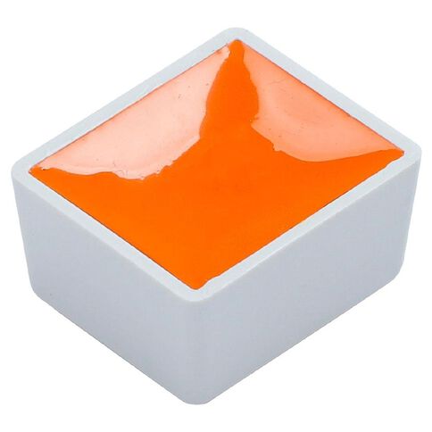 BLOCKX Watercolour Half Pan S3 218 Permanent Orange Orange