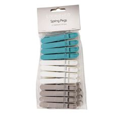 Living & Co Spring Pegs UV Stabilised Assorted 24 Pack