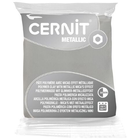 Cernit Polymer Clay Metallic 56g Pearl White White