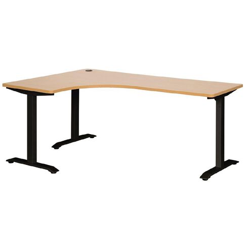 Jasper J Emerge Metal Leg Workstation 1800 x 1200 LH Multi-Coloured