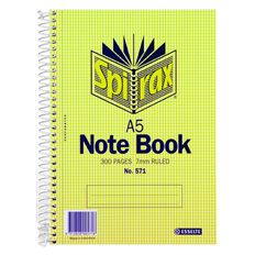 Spirax Spiral Carboard Notebook 300 Page A5