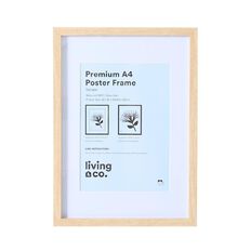 Living & Co Premium Poster Frame Natural A3/A4