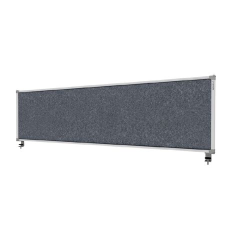 Boyd Visuals Desk Mounted Partition 1760W Grey Mid