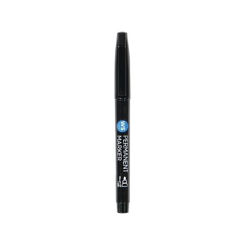 WS Permanent Marker Loose Black