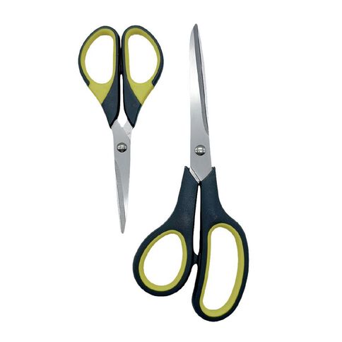 WS Scissors Soft Grip 6/8 inch Grey