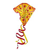 EOLO Ready To Fly Plastic Diamond Kite Pizza