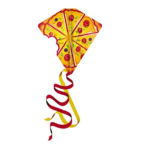 EOLO Ready To Fly Plastic Diamond Kite Pizza