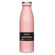 Sistema Stainless Steel Drink Bottle Assorted 500ml
