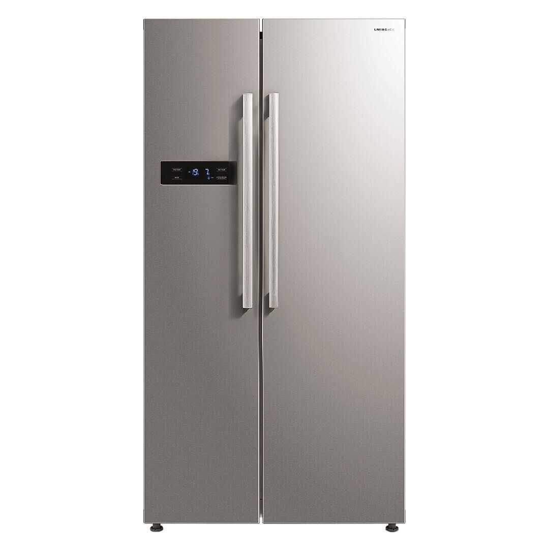 Living Co Side by Side Fridge Freezer 532L Stainless Steel