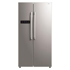 Living & Co Side by Side Fridge/Freezer 532L Stainless Steel