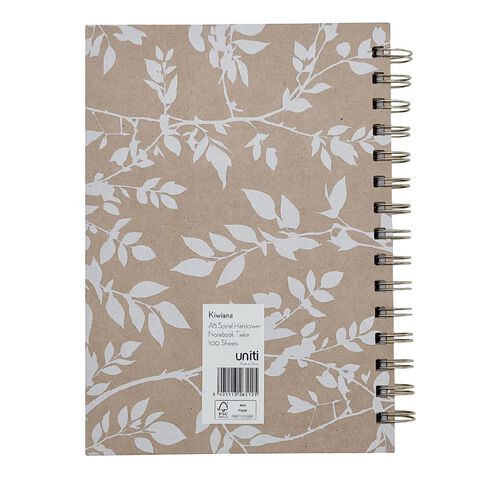 Uniti Kiwiana Spiral Notebook Tieke Kea A5