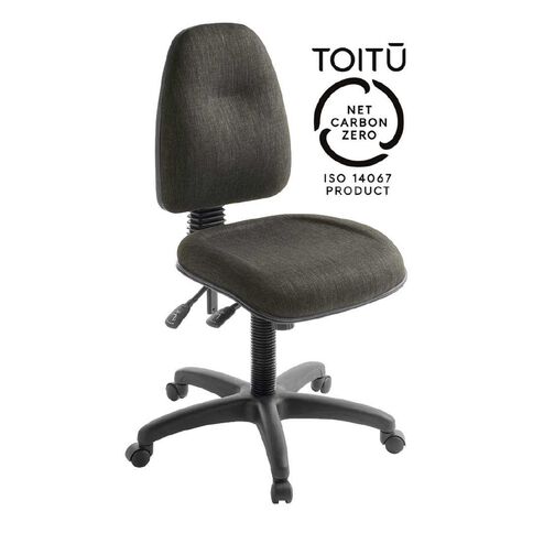 Spectrum Deluxe 3 Lever Highback Ergonomic Chair Slate