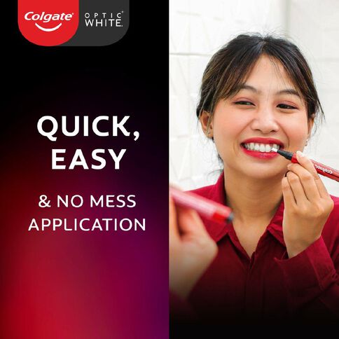 Colgate Optic White Nightly Treatment Whitening Wand 3% 1 Pack 2.5ml