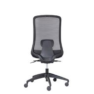 Buro Seating Elan Chair Lumbar Black Mesh Seat Slide
