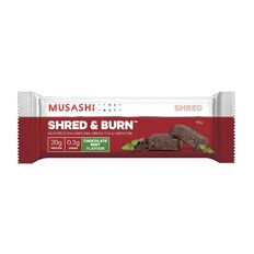 Musashi Shred & Burn-Dark Choc Mint Bar 60g