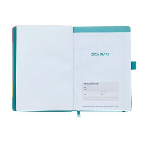 WS 2026 Weekly Planner Multi-Coloured
